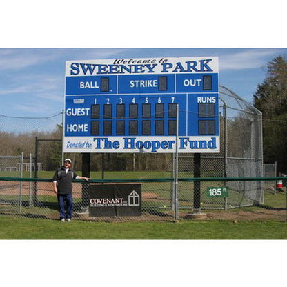 Baseball Electronic Scoreboard with Pitch Count - 3316
