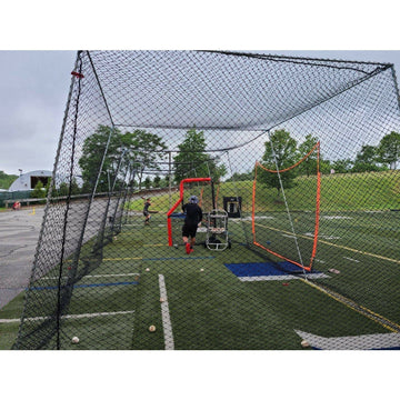 BATCO #15 Trapezoid Batting Cage Net w/ Frame Corner Kit