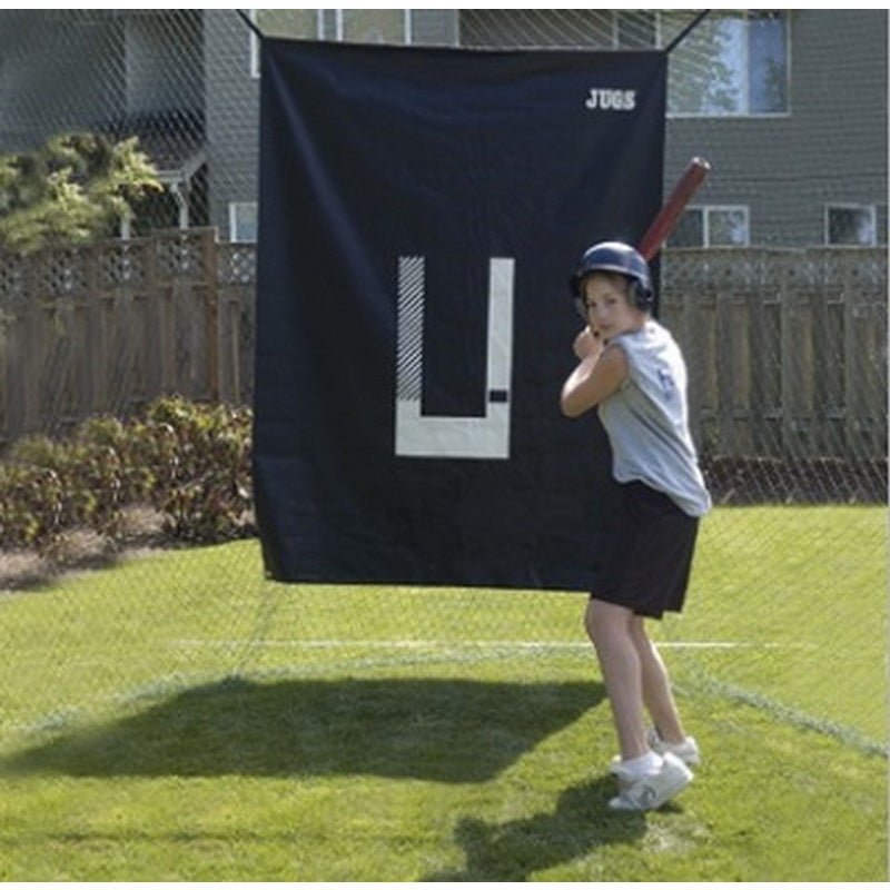 Rubber Batting Cage Backdrop and Pitcher's Trainer