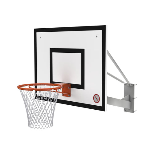 120 x 90 cm Wall-Mounted Basketball Hoop (120 cm Overhang)