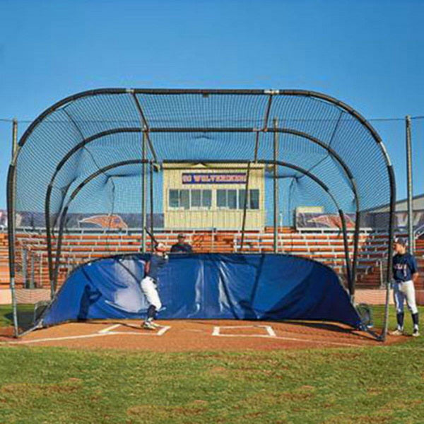 Big Bubba Elite Portable Backstop Hitting Turtle for Baseball