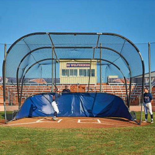 Big Bubba Elite Portable Backstop Hitting Turtle for Baseball