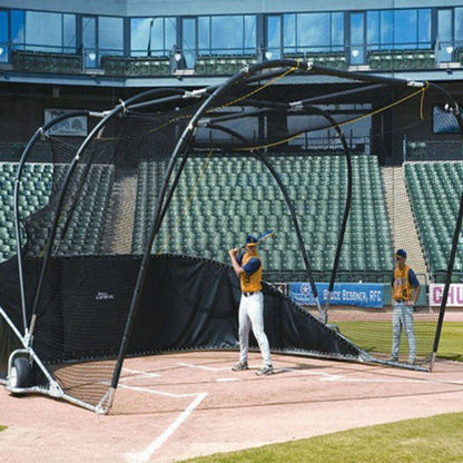 Big Bubba Elite Portable Backstop Hitting Turtle for Baseball