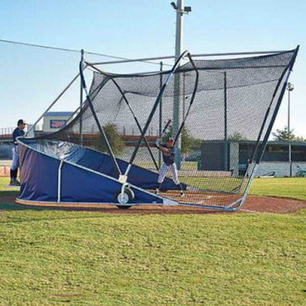 Big Bubba Elite Portable Backstop Hitting Turtle for Baseball
