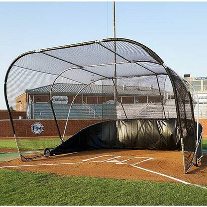 Big Bubba Pro Hitting Turtle Backstop For Baseball