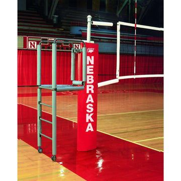 Bison 3" Centerline Elite Aluminum Volleyball Standards VB10