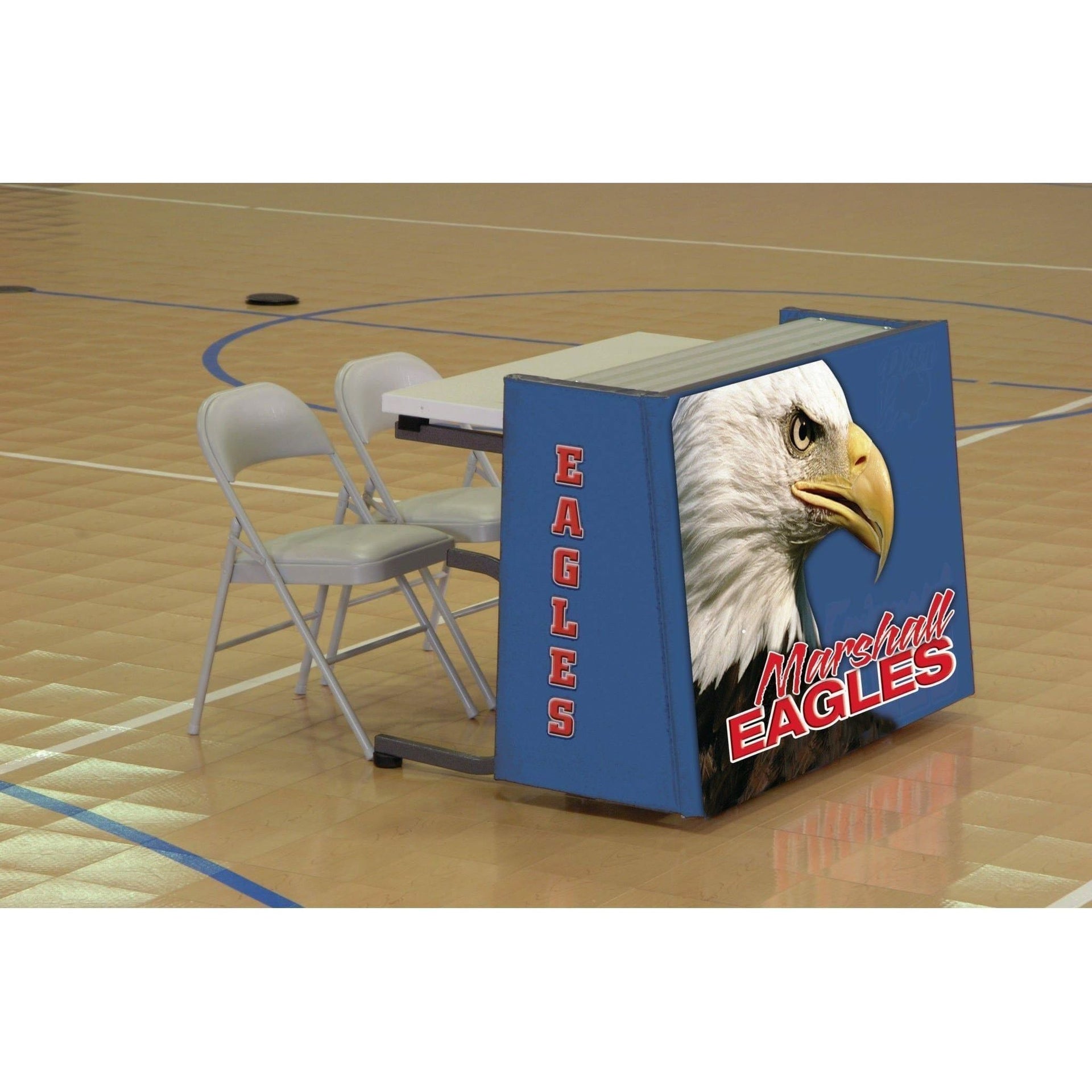Bison 8' Sport Pride Convertible Scorers Table ST85F