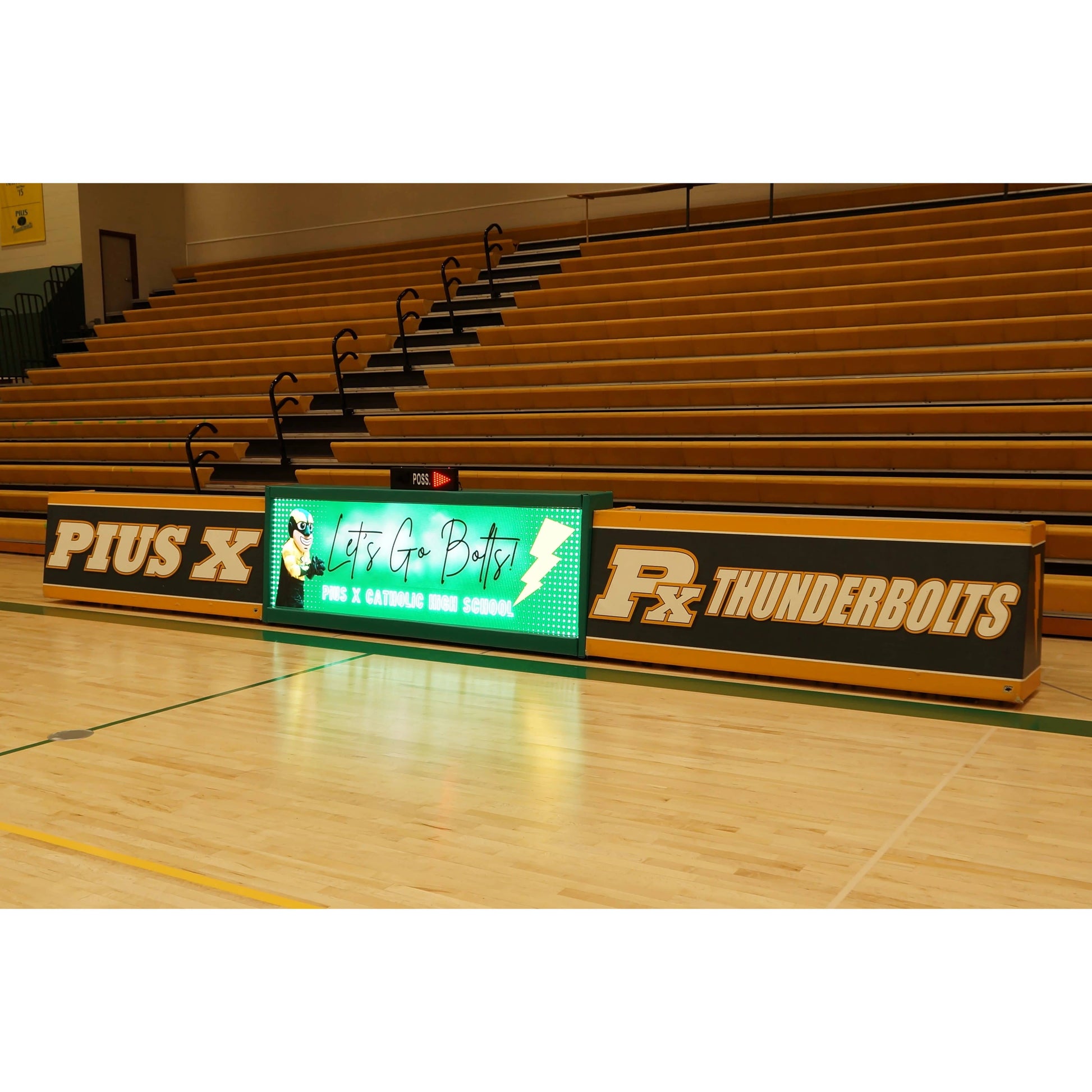 Bison Hi-Res LED 8' Video Scoring Table ST80LED