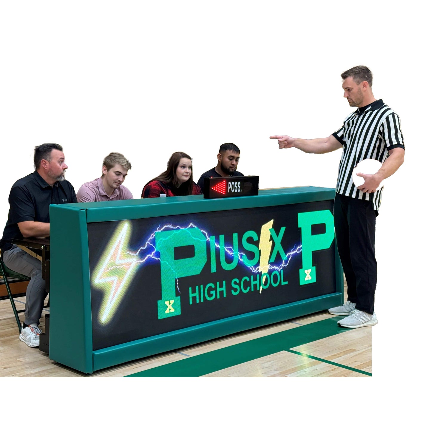 Bison Hi-Res LED 8' Video Scoring Table ST80LED