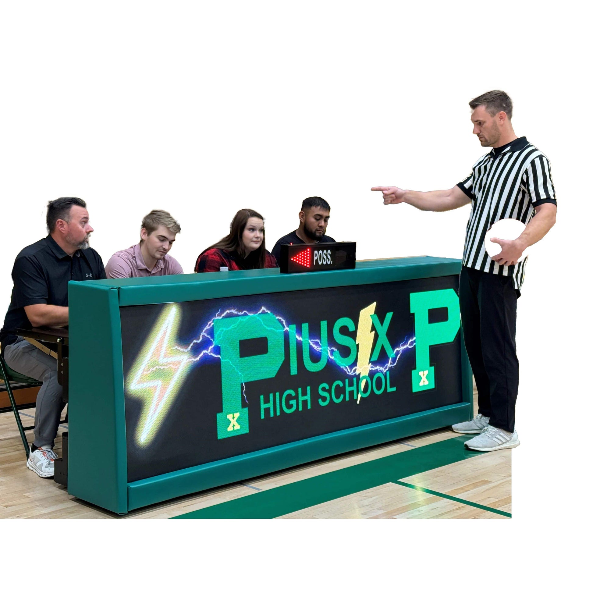 Bison Hi-Res LED 8' Video Scoring Table ST80LED