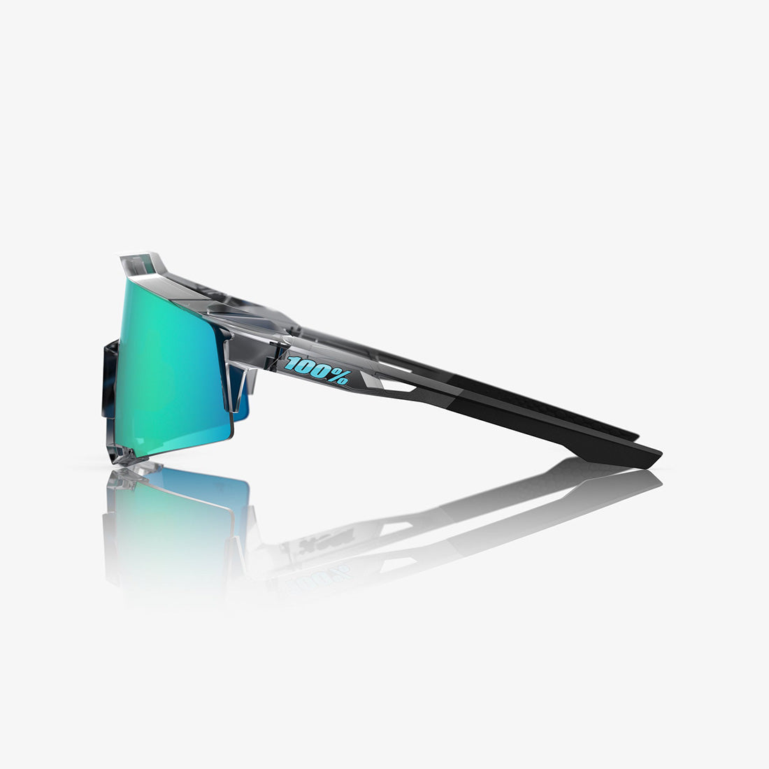 100% SPEEDCRAFT MLB Authentic Polished Translucent Grey - Blue Topaz Mirror Lens