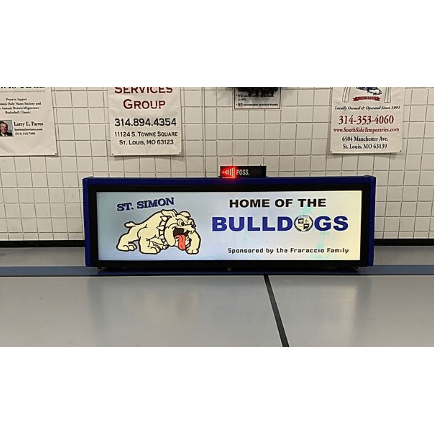 Boostr Displays Backlit Series 3ft. Backlit Scoring Table