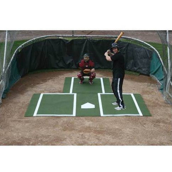 BP Hitting Mat with Catchers Extension