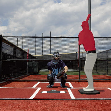BP Hitting Mat with Catchers Extension Clay 