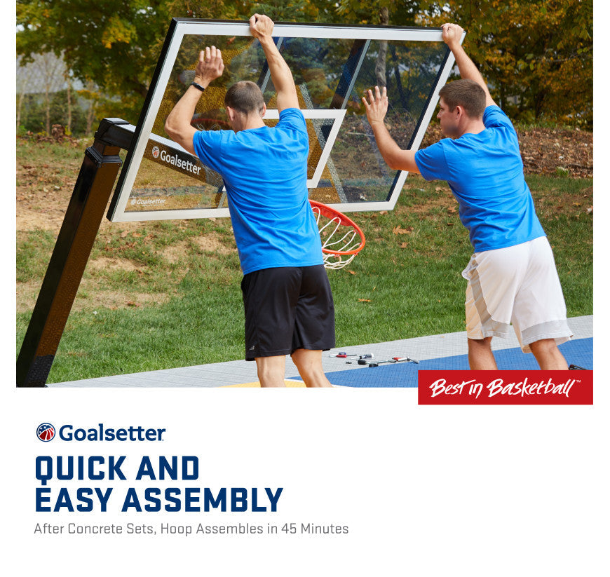 Goalsetter Launch Series 60" In-Ground Basketball Hoop