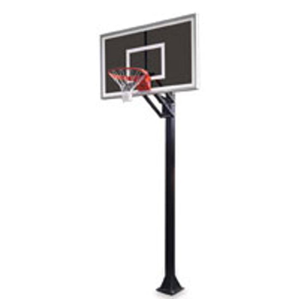 Champ™ Adjustable In-Ground Bolt-Down Basketball Hoop by First Team