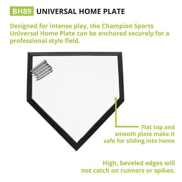 Champion Universal Anchored Home Plate