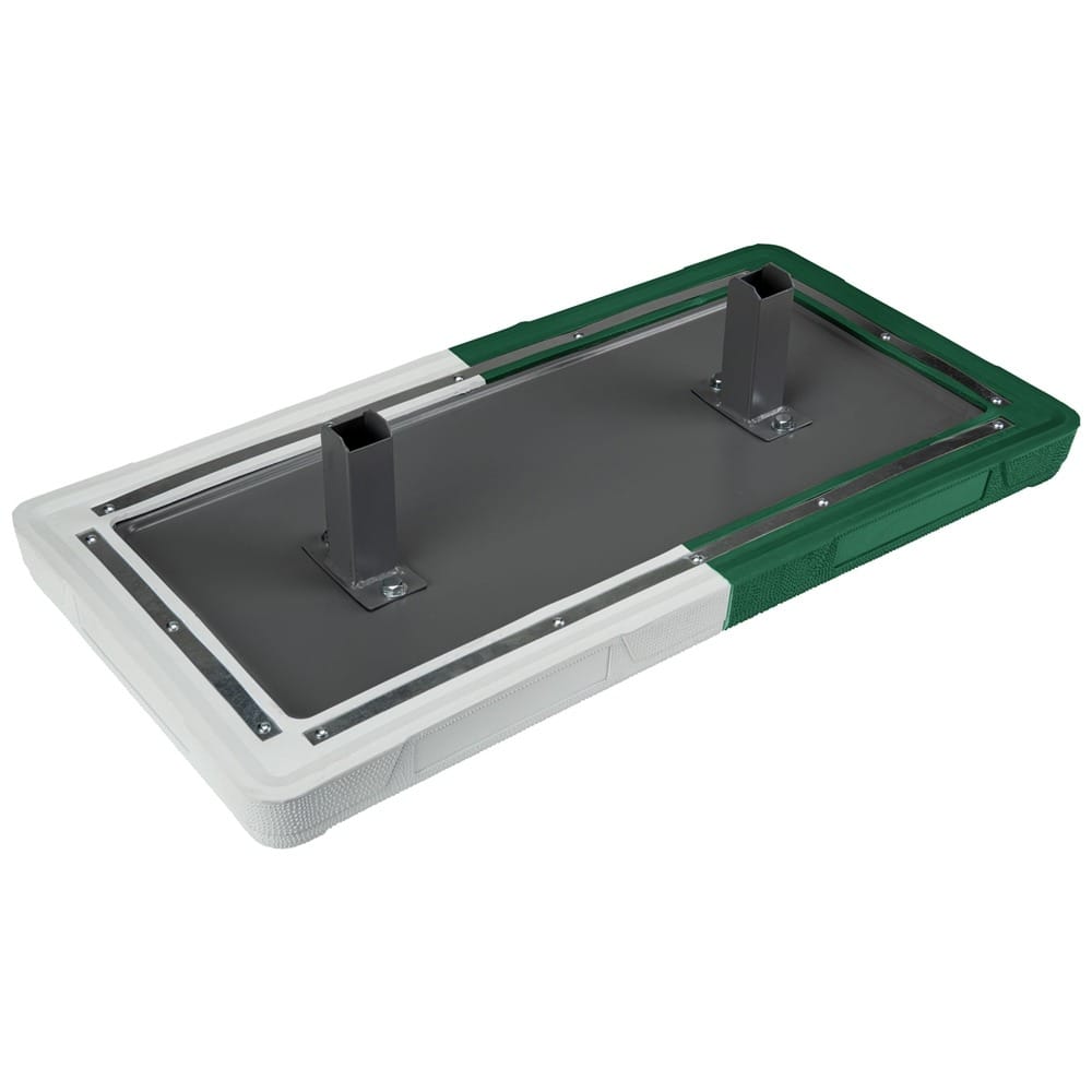 Champro 15" x 30" x 3.5" Solid-Body Pro Double First Base (Green) B004DPKY