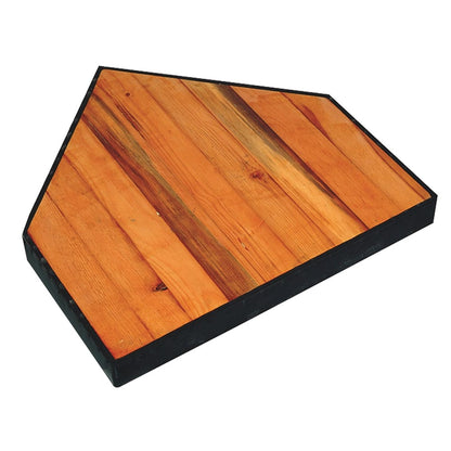 Champro In-Ground Home Plate With Solid Wood Bottom B035R