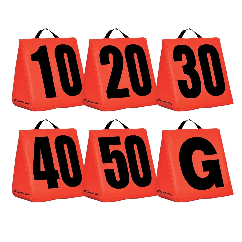 Champro Solid Weighted Football Yard Markers A102S