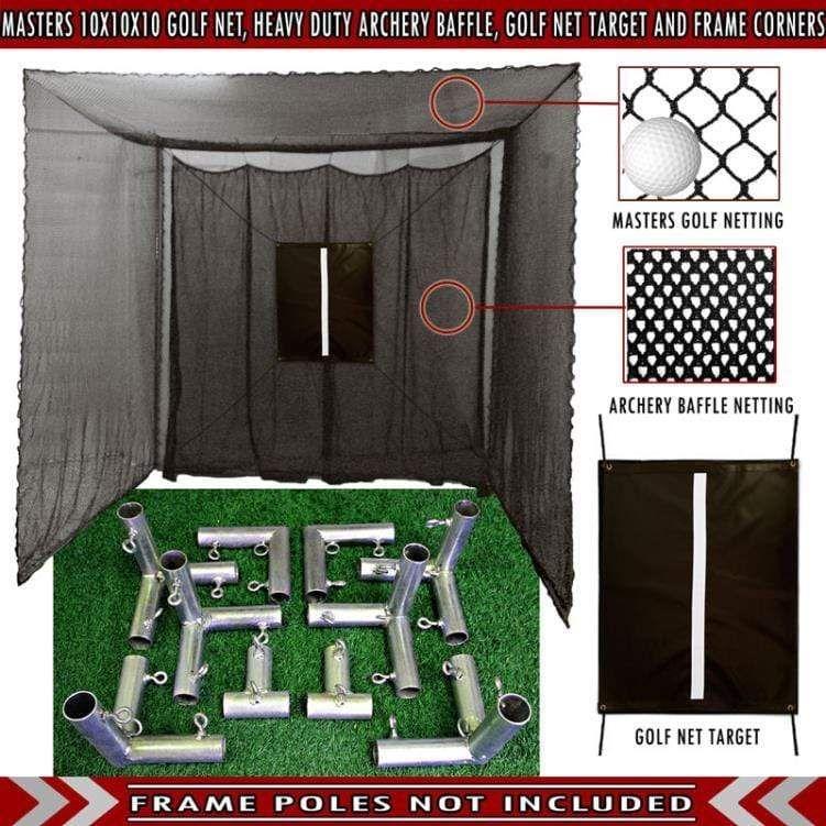Cimarron 10x10x10 Masters Ultimate Golf Bundle Complete Frame GP5