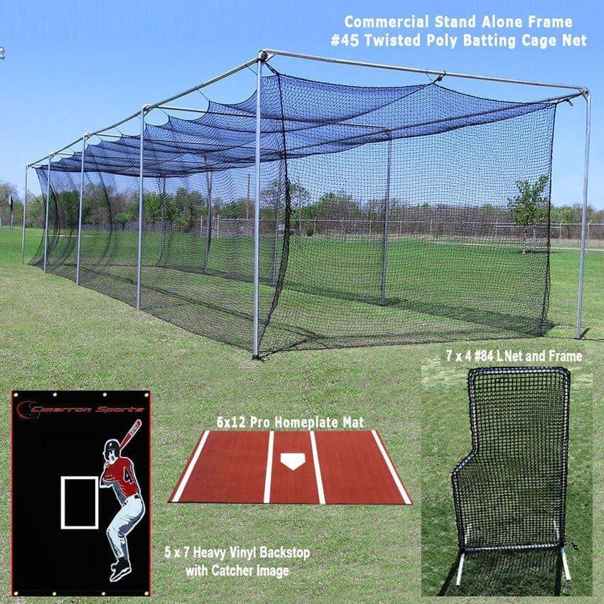 Cimarron 70x14x12 1.5" Commercial Stand Alone Frame Bundle BBP8