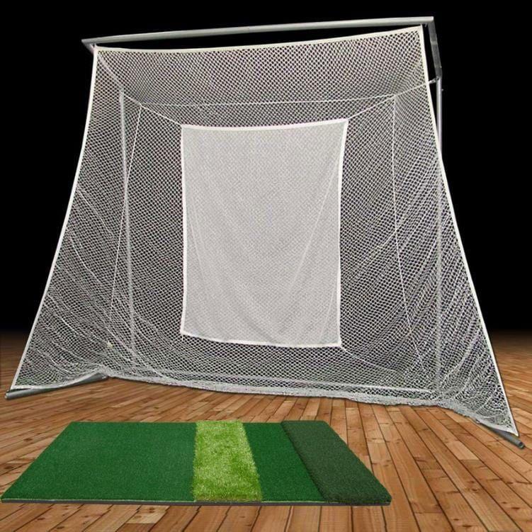 Cimarron Swing Master Ultimate Golf Net & Hitting Mat Package GP4