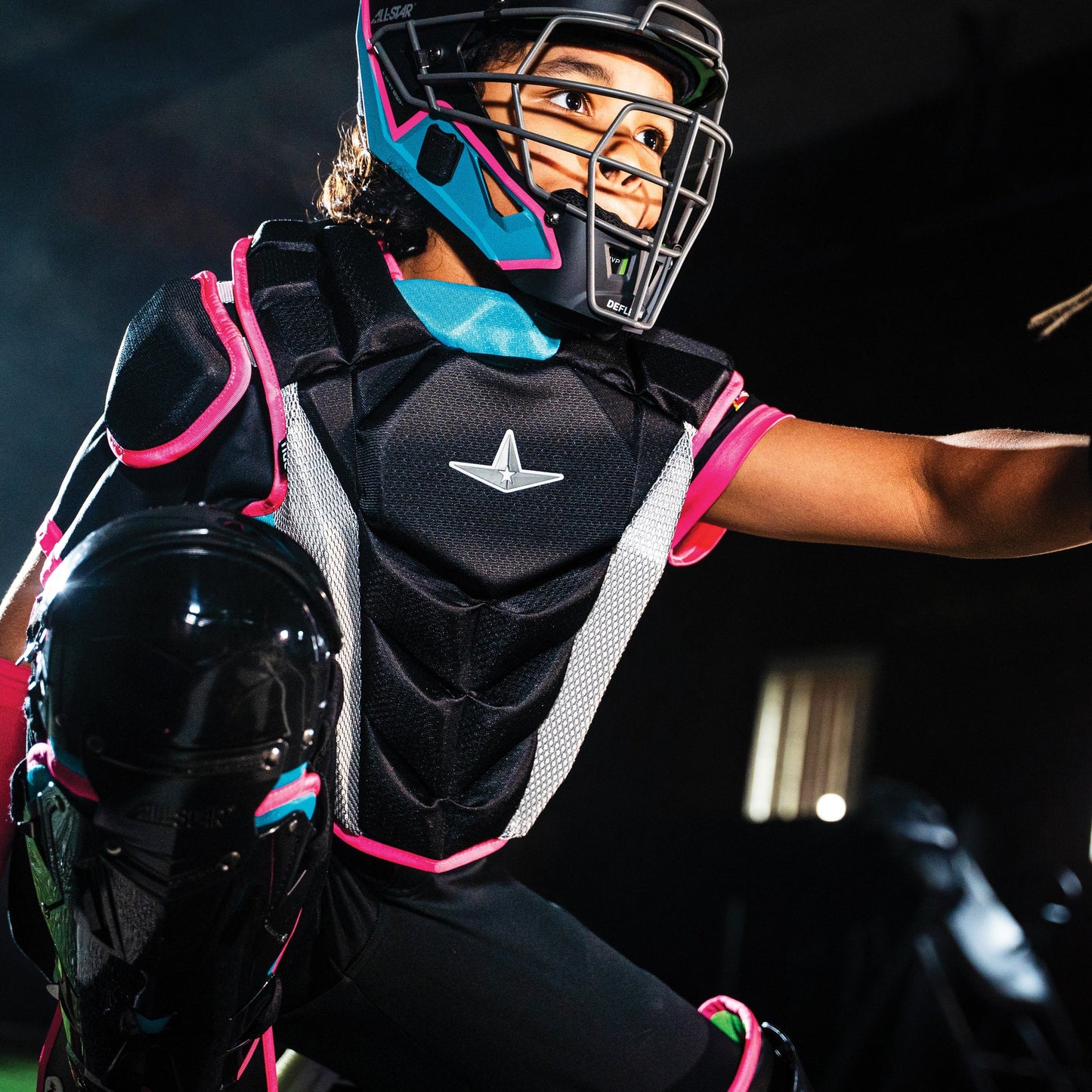 All-Star MVP-Pro Short Fuse Series Catchers Set - Miami Nights (Adult/Intermediate/Youth)