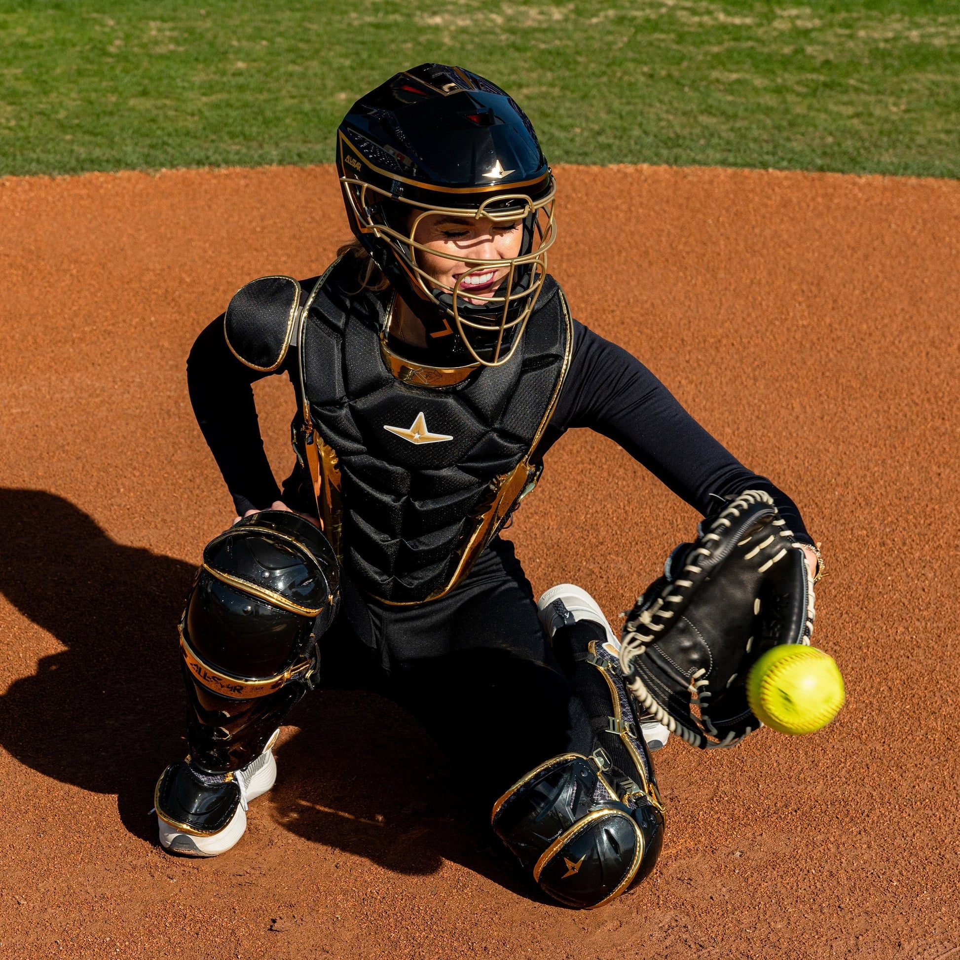 All-Star PHX Fastpitch Catchers Kit - Gold Diamond Collection