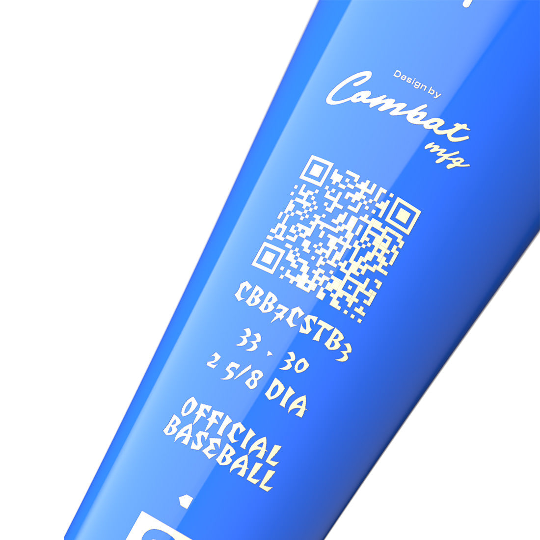 2026 COMBAT MFG Coastal Blue SPEC-A1 (-3) BBCOR Baseball Bat: CBB7CSTB3