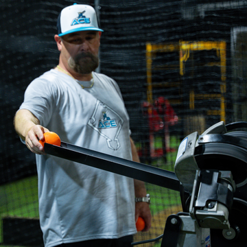 Complete Jr Hack Attack Set Up - Machine, Timing Chute, & VeloMax Foam Balls