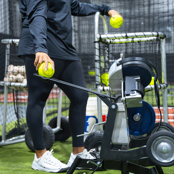 Jr. Hack Attack Complete Setup — Machine + 5 Dozen Balls + FREE Chute