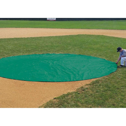 Coversports FieldSaver Field Spot Cover 6oz Weighted Hem (Silver/White)