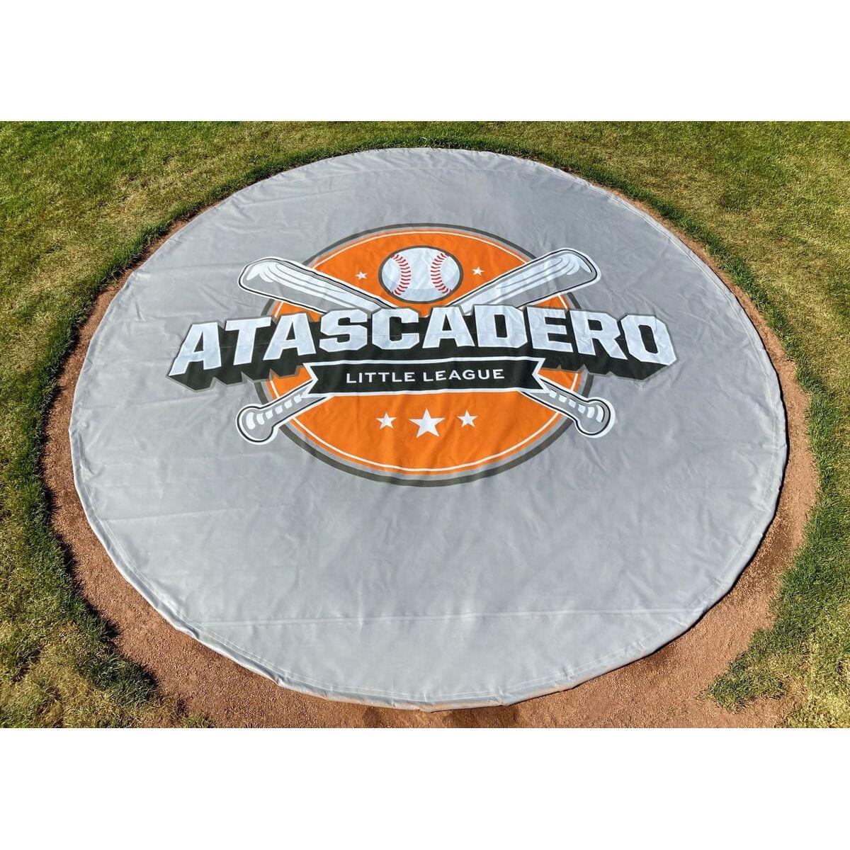 Coversports FieldSaver Field Spot Cover 6oz Weighted Hem (Silver/White)