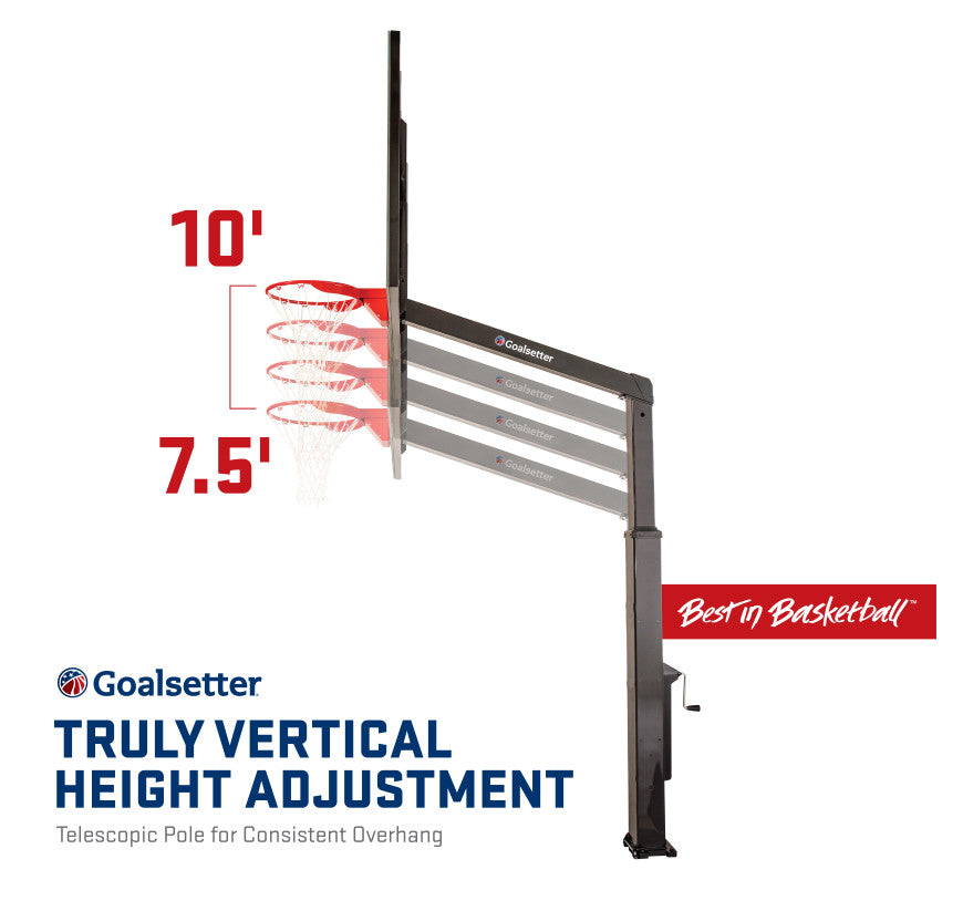 Goalsetter Launch Series 60" In-Ground Basketball Hoop