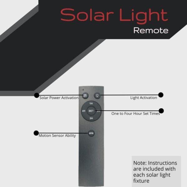 Dominator 16FT LED Solar Light 100 Watt Full Assembly