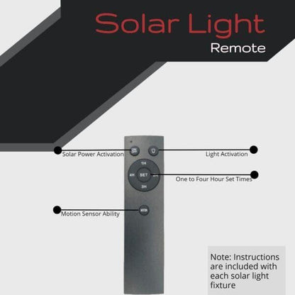 Dominator 16FT LED Solar Light 100 Watt Full Assembly