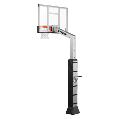 Dominator 54" Glass Backboard Adjustable Hoop 542-aa