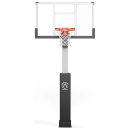 Dominator 60" Glass Backboard Adjustable Hoop 603-aa