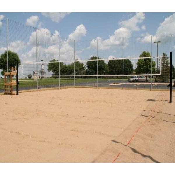 Douglas VBS-3.5" SQ Steel Outdoor In-Ground Volleyball System 65250S