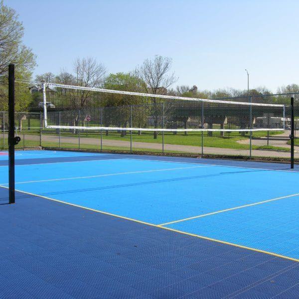 Douglas VBS-3.5" SQ Steel Outdoor In-Ground Volleyball System 65250S