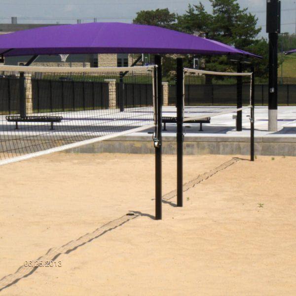 Douglas VBS-3.5" SQ Steel Outdoor In-Ground Volleyball System 65250S