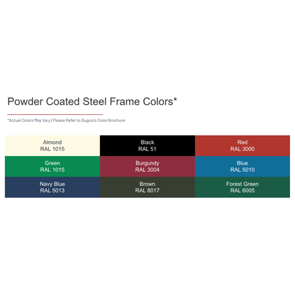 Dugouts USA Southern Steel Dugout Frames