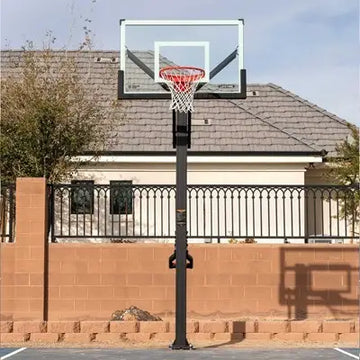 Lifetime Mammoth Bolt Down Basketball Hoop (54-Inch Tempered Glass)