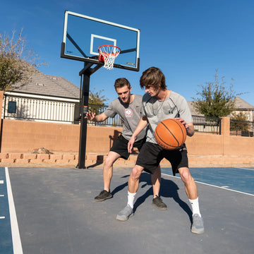 Lifetime Mammoth Bolt Down Basketball Hoop (72-Inch Tempered Glass)
