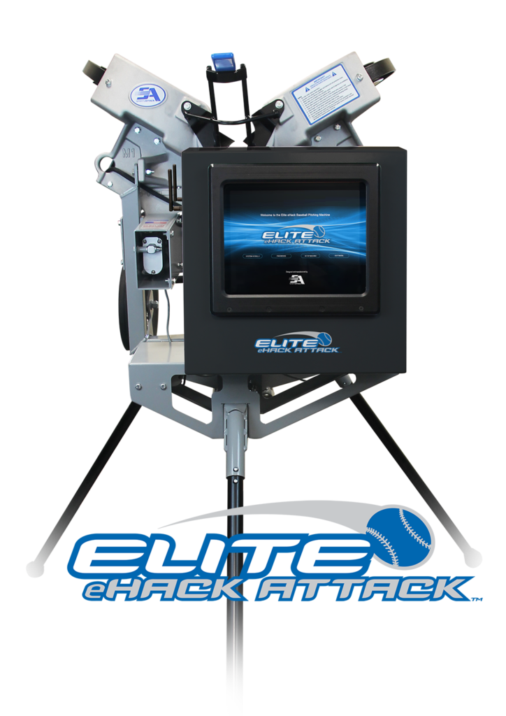 Elite eHack Attack Baseball Pitching Machine by Sports Attack
