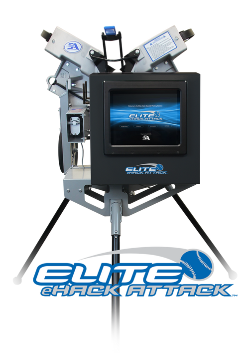 Elite eHack Attack Baseball Pitching Machine by Sports Attack