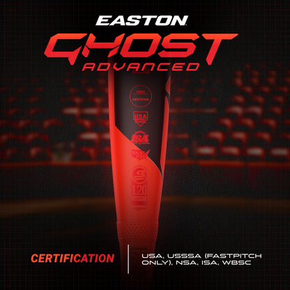 2026 Easton Ghost Advanced (-9) Fastpitch Softball Bat: EFP6GHAD9 (DEMO)