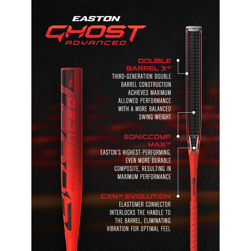 2026 Easton Ghost Advanced (-11) Fastpitch Softball Bat: EFP6GHAD11