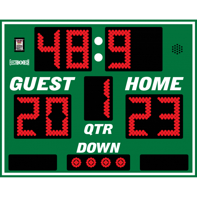 Electro-Mech LX1320 Outdoor Portable Multi-Sport Scoreboard (5'x4')